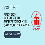 AP SSC 2025 General Science Paper I Physical Science 19E Question Paper with Solution Pdf